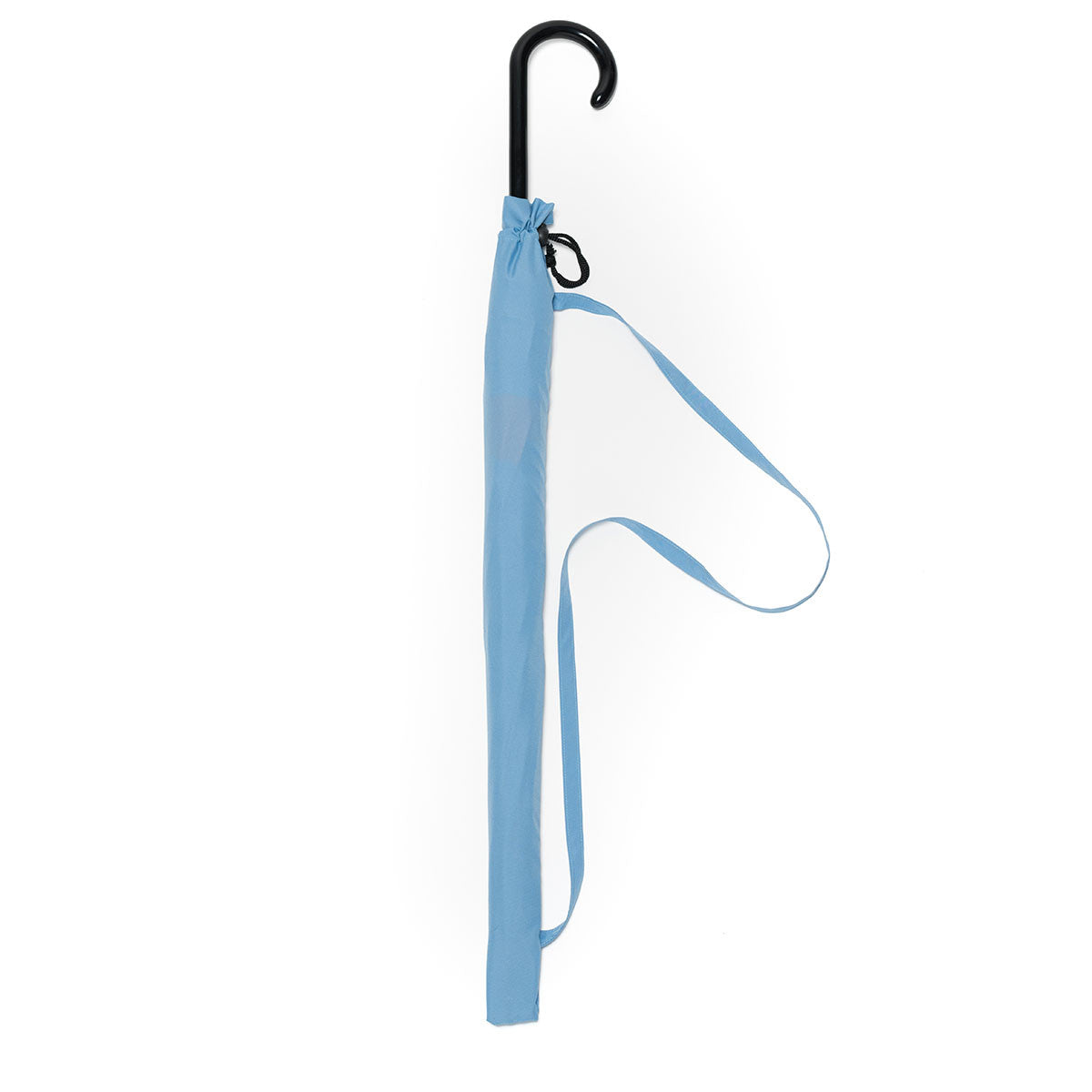 Siberian Husky Auto Open Umbrella | Silver on Niagara Blue