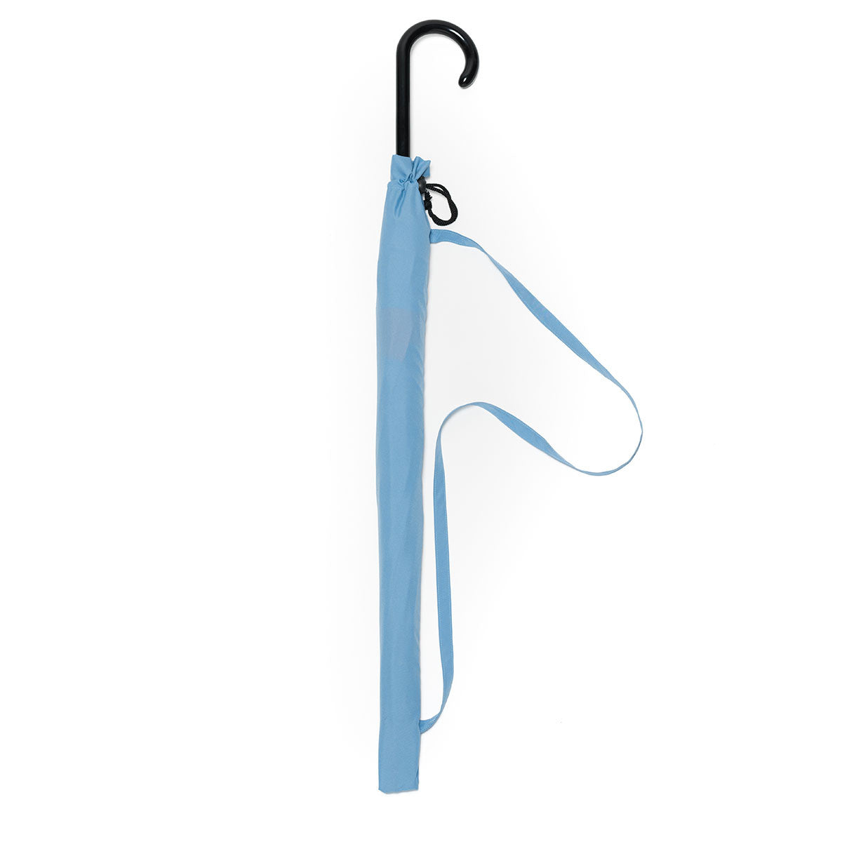 English Bulldog Auto Open Umbrella | Black on Niagara Blue