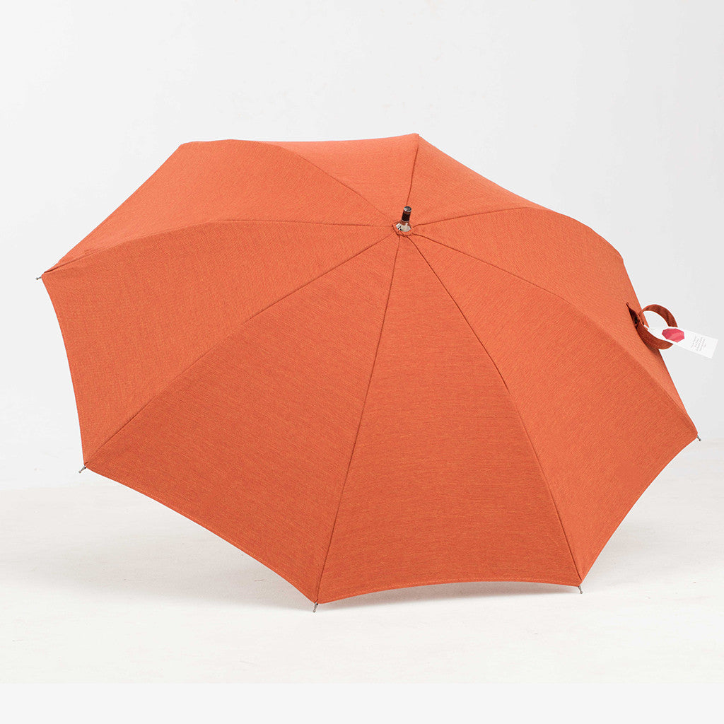 Small Sun Protection Umbrella featuring Sunbrella™ Fabric | Brick Orange