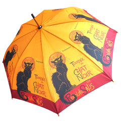 Rodolphe Salis' "Chat Noir" Wooden Stick Umbrella