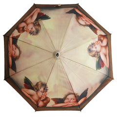Raphael's Baby Angels Wooden Stick Umbrella