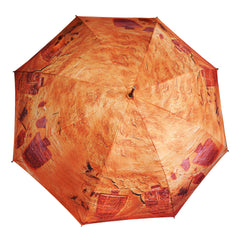 Kokopelli Southwest Rock Art Auto Open Stick Umbrella