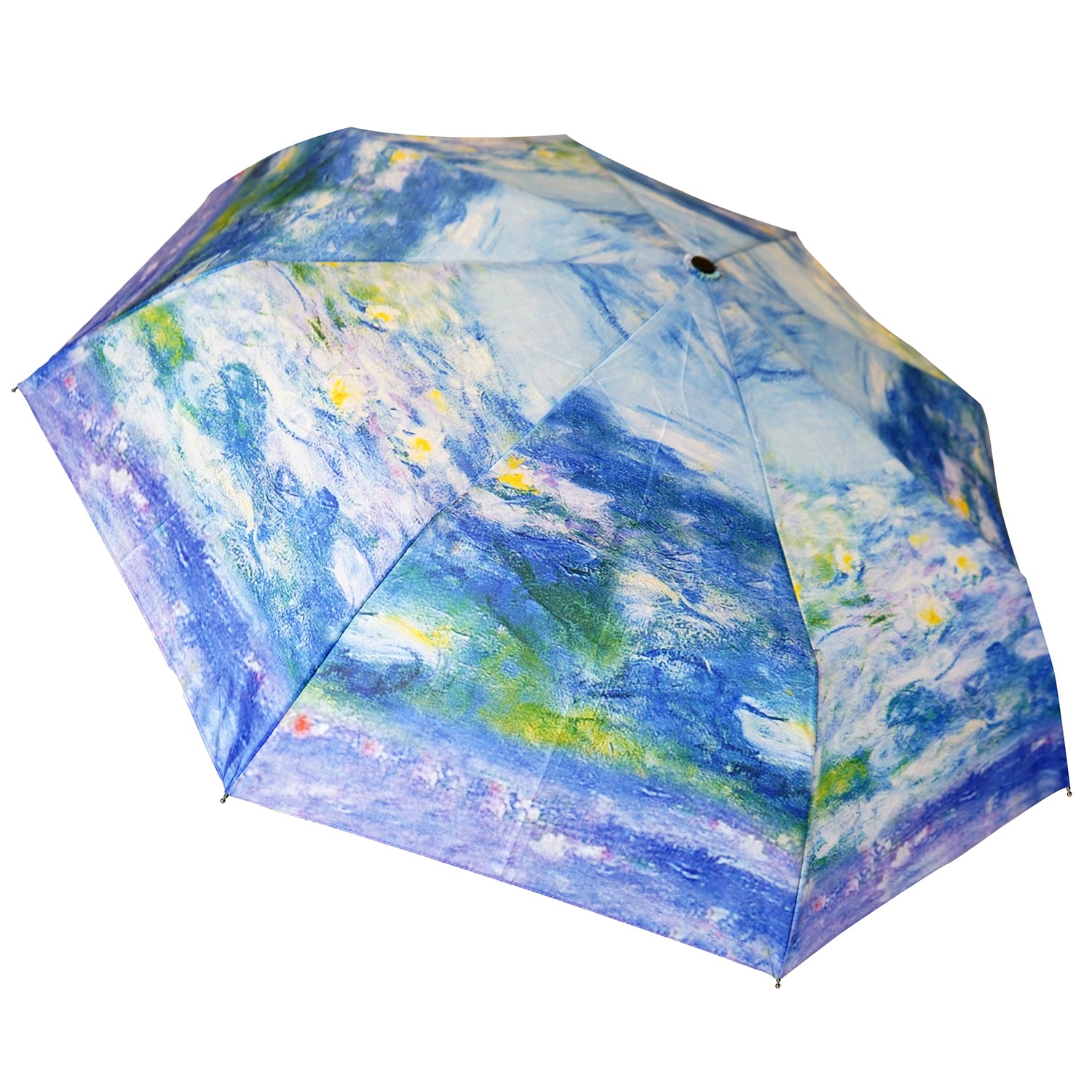 Claude Monet's "Waterlilies" Compact Collapsible Umbrella