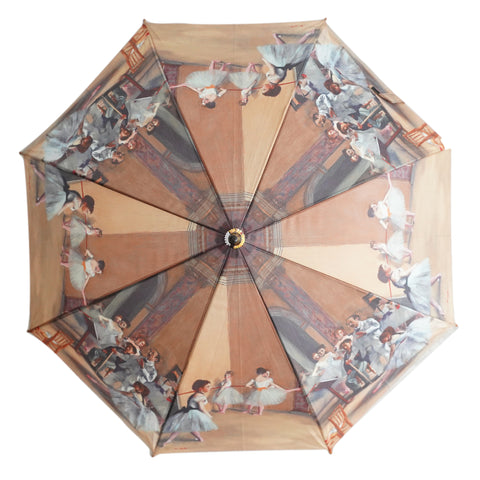 Edgar Degas' Ballet School Wooden Stick Umbrella
