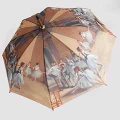 Edgar Degas' Ballet School Wooden Stick Umbrella