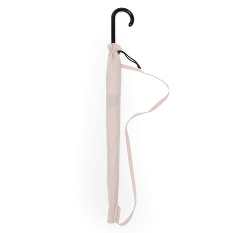 Unicorn Auto Open Umbrella | Flame Red/Orange on Warm Taupe