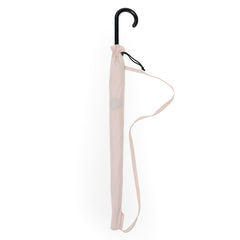 Unicorn Auto Open Umbrella | Flame Red/Orange on Warm Taupe