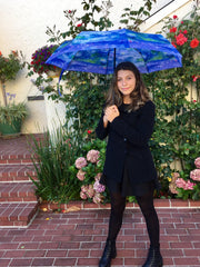 Claude Monet's "Waterlilies" Compact Collapsible Umbrella