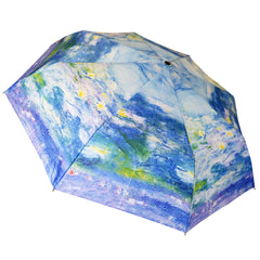 Claude Monet's "Waterlilies" Compact Collapsible Umbrella