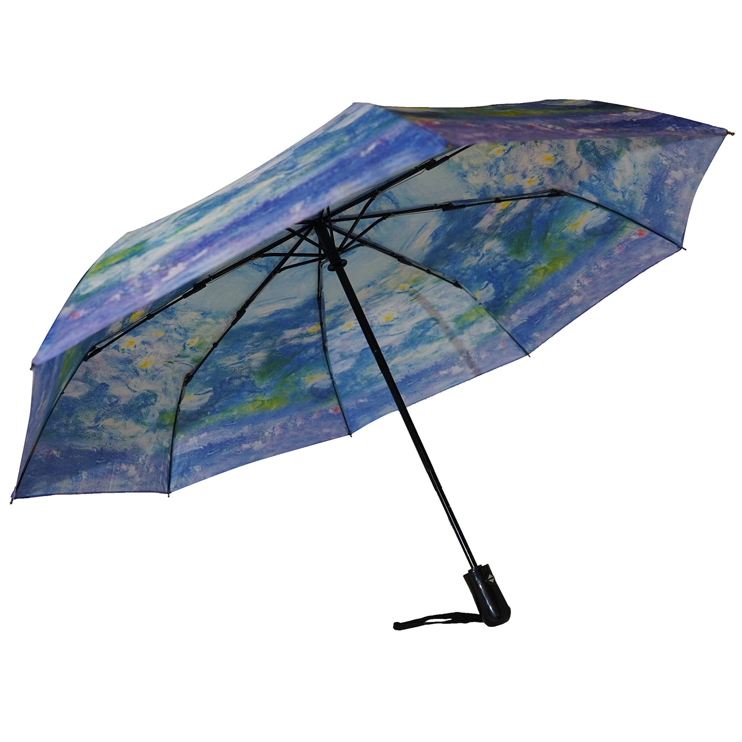 Claude Monet's "Waterlilies" Compact Collapsible Umbrella