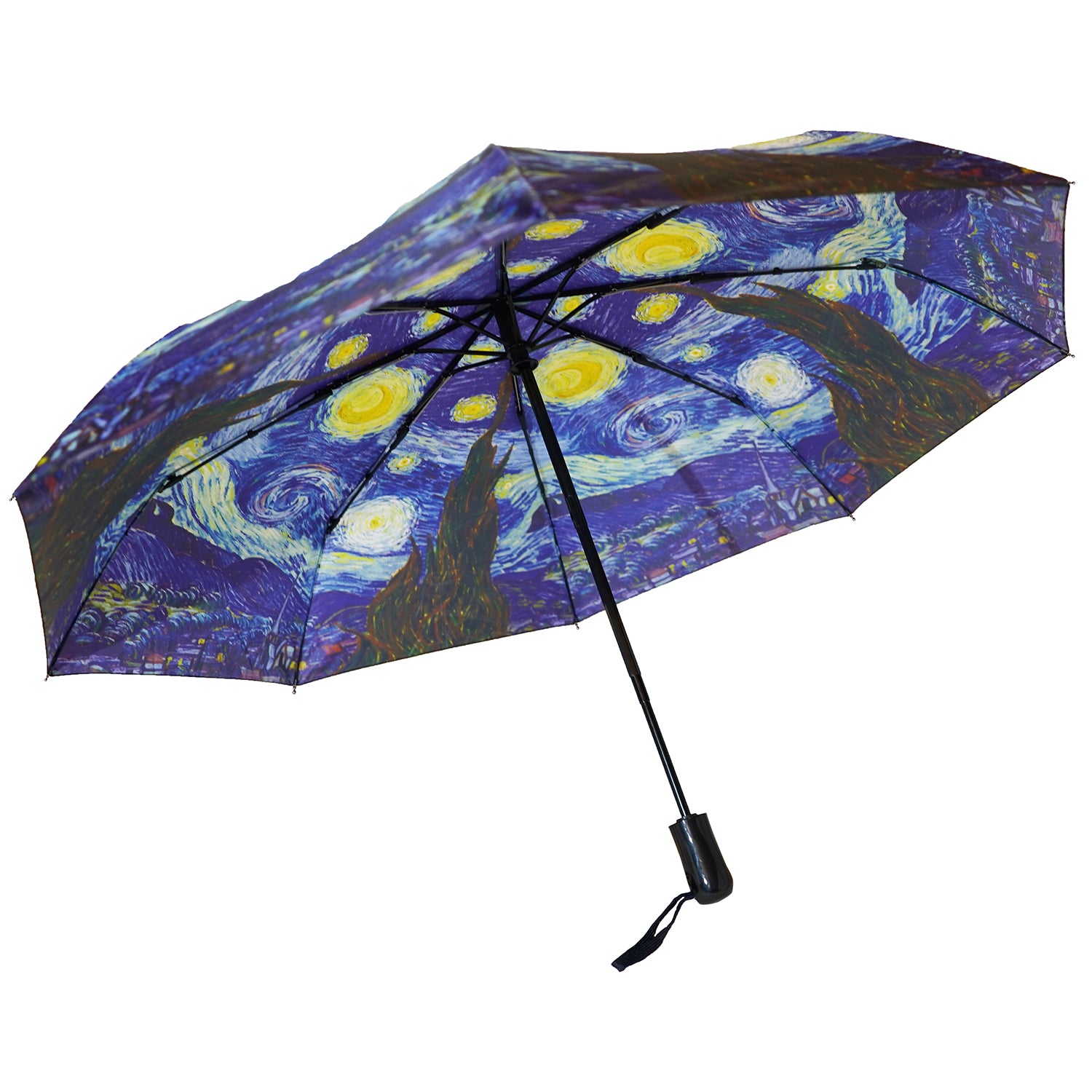 Vincent van Gogh's "Starry Night" Compact Collapsible Umbrella